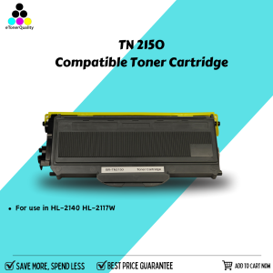 eTONER Compatible TN-2150  Toner Cartridge for use in HL-2140 HL-2117W