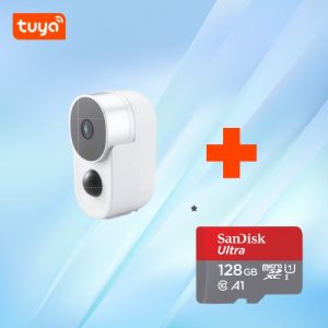 tuya กล้องวงจรปิดแบตเตอรี่ กันน้ำพร้อมแผงโซลาร์เซลล์ Tuya Smart Wifi CM-BS03