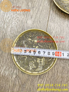 Đĩa xin đài rồng phượng chữ Phúc 4 cỡ: ĐK 10cm 11cm 12cm 15cm