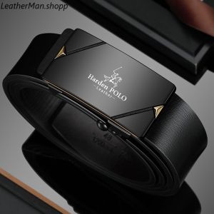 Dây lưng nam da bò - dây nịt nam cao cấp Harden POLO (EL07)