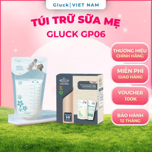 Túi Trữ Sữa Mẹ Tiện Lợi GLUCK GP06 - An Toàn Có Khóa Zip Chống Tràn Dung Tích 250ml