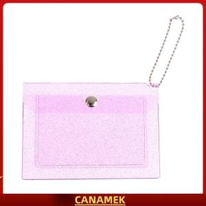 Miễn phí vận chuyển✨ 1PC phụ nữ của chủ thẻ tín dụng ví thời trang trong suốt không thấm nước PVC kinh doanh thẻ ID Thẻ Ví Cô Gái Đồng xu ví túi