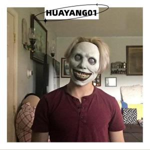 HUAYANG01 [HOT FASHION] Creepy Halloween Mask Smiling Demons Horror Face Masks The Cosplay Props