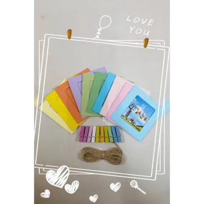 Hanging photo frame 2R 4R photo album Photo banner gift Anniversary