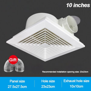 6/8/10/12/14 inch Exhaust Fan Ceiling Silent Large Suction Power Louver Ventilation Fan Kitchen Bathroom bedroom Livingroom exhaust 抽风机 kipas ekzos 排氣扇 Ceiling