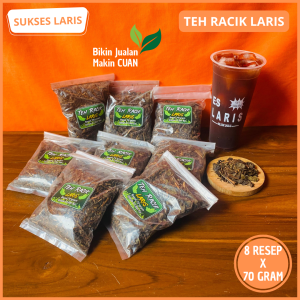 RACIKAN TEH LARIS 8 RESEP (8 X 70 GRAM) | PAKET USAHA MINUMAN TEH | TEH