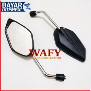 Sepasang Kaca Spion Motor Model Spion Jupiter Universal Honda Yamaha