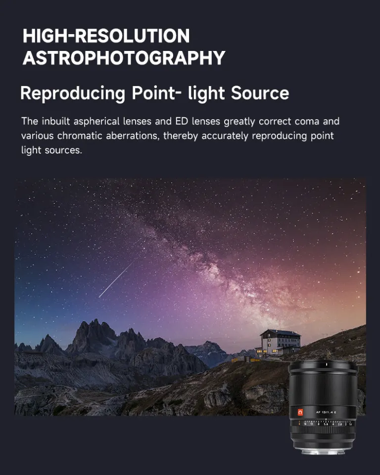 Viltrox 13mm F1 Sigma 16mm Astrophotography VILTROX Auto Focus