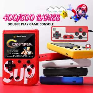 ✅100% Original Yoky 2 Player Gameboy SUP Game Box 400 Games Portable Retro Rechargeable Game