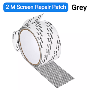 Window Screen Repair Kit Door Window Patch Tape Strong Adhesive Long Lasting Fiberglass Repair tape（5cm x 200cm）
