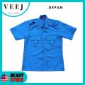 UNIFORM BAJU KADET PERTAHANAN AWAM NO.3 JPA KPA APM KAIN LICIN 100% POLYESTER PERSATUAN SEKOLAH KOKURIKULUM I KPA LENGAN PENDEK. 