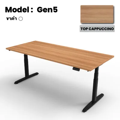 (Pre-Order) Ergotrend โต๊ะปรับระดับไฟฟ้าเพื่อสุขภาพ รุ่น Sit2Stand GEN5 ไม้ PB (Premium dual motor)