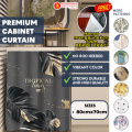 SUPERSAVE Self-Adhesive Cabinet Curtain Home Decor Kitchen Curtain Langsir Dapur Langsir Tirai Kabinet Dapur. 