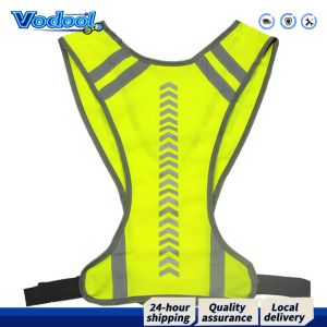 【Fast delivery】 5Pcs Reflective Running Vest High Visibility Vest with Pocket Lightweight Running Vest Safety Vest Cycling Accessories