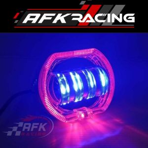 Lampu Tembak Utama DayMaker Biled projie New Plus Shroud Projie Biled Devil 4Lensa 8D 40watt Lampu tembak Projie Biled Daymaker 4.5inch honda yamaha suzuki kawasaki ninja satria fu vario mio beat nmax pcx aerox adv jupiter vega mx old new fazzio genio m3