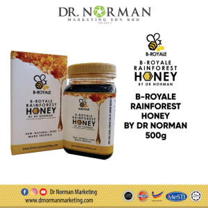 B-ROYALE TROPICAL RAINFOREST PURE HONEY / MADU TROPIKA ASLI BY DR NORMAN 1 KG / 500G