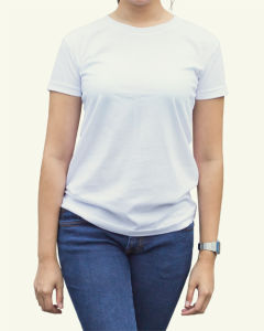 Kaos SIBUK BERKATA LUPA BERKACAatasan distro kata-kata bahan cotton combetpakaian wanita