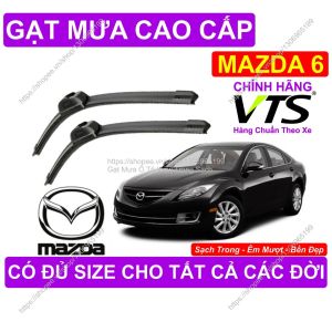 Gạt Mưa Mazda 6 Gạt Mưa Đa Năng Cao Cấp Cặp Gạt Mưa Kính Lái Mazda 6 Có Đủ Size Cho Các Đời Xe Mazda 6