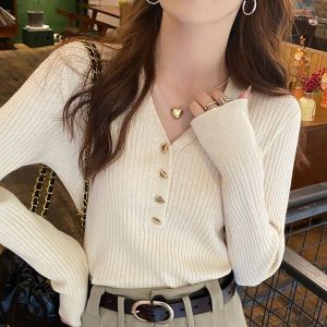 Áo len dệt ôm vừa nữ ielgy dễ phối