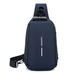 Techdoo Tas Selempang Pria USB Charger Tas Pria Pinlock Anti Maling Shoulder Bag Tas Slempang Pria Multifungsi  Anti Air TS731