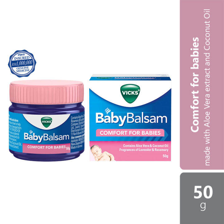 Vicks baby balsam sales newborns