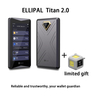 ELLIPAL Titan 2.0 encrypted cold wallet 100% offline air gap - secure wallet can accommodate over 1000 coins tokens