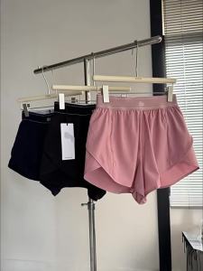 alo Woven acetate yoga fitness shorts high-waisted loose-fitting wide-leg for outdoor running training and sports tennis shorts for women