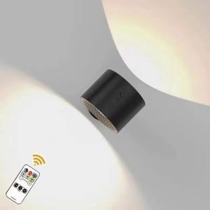 PELLETIZING ic ic Wall Light Wall Mounted USB Rechargeable LED Wall Lamp Portable Rotatable Cabinet Spotlight Night Light