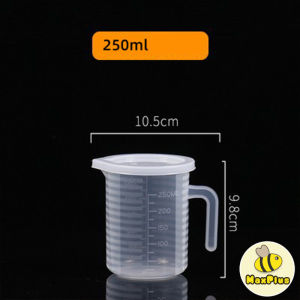 MaxPlus Clear Plastic Measuring Cup Pitcher Liquid Measure Jug Cup Container 250ML-5000ML