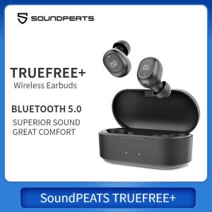 Original SoundPEATS TrueFree+ Wireless Earbuds Bluetooth5.0 with Mic True  Wireless Earphones in-Ear Stereo with Microphone Binaural Calls Headset