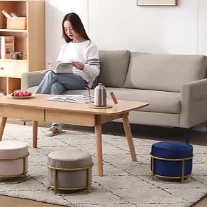 【LDIES】Kerusi bangku bangku malas tempat cahaya najis isi rumah kain sofa bangku kreatif Trending bangku kecil solek bangku fesyen ruang tamu meja kopi Sofa najis dewasa