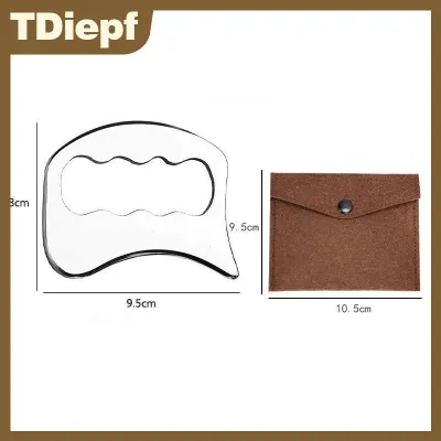 TDiepf Thép không gỉ gua SHA công cụ massage Ergonomic cạo Massager cho vận động viên phục hồi cơ bắp Vai Chân Giảm đau
