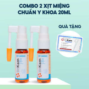 Xịt Miệng Chuẩn Y Khoa DrKam 20ml Giảm Hôi Miệng Viêm Nướu Viêm họng