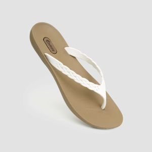 Sandal Jepit Karet Anti Slip Wanita Dewasa Camou Mara Churros Kekinian Tahan Air