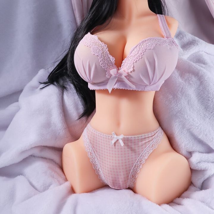 6.6kg Silicone Two Channel Half Body Female Skeleton Sex Doll 3D