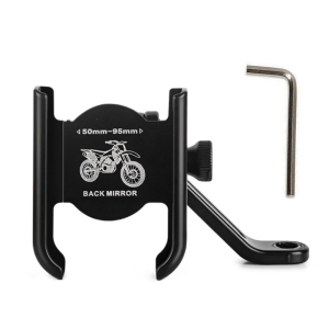 Universal Stable Metal Phone Bracket Stand Rack for Mirrors 360 Degree Adjustable for Secure Navigation