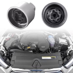 Vehicle Wheel Lock Nut Key 17mm Heavy Duty Steel Socket Wrench 2 Pack Security Anti Theft Design for Tire Replacement 2x