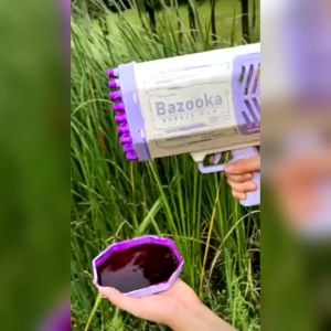 Bubble Gun Mesin Gelembung 88 Lubang: Mainan Bubble Blower untuk Anak