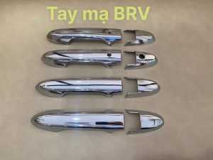 ốp tay cửa hõm cửa Honda BRV 2023 2024 2025. nhựa mạ crom sáng bóng