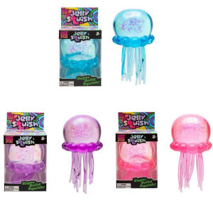 3PCS Nee Doh Jellyfish Squish Squeeze Ball Soft Octopus Stress Relief Toy Slow Rebound Cute Relaxing Sensory Toy Simulated Octopus Relief Fidget Toy For Kids