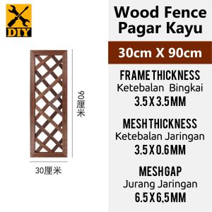 Wood Fence XNet Outdoor Quality Wood Partition Garden Fence Outdoor Weather Resistant