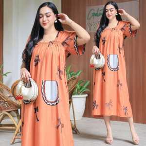DASTER JUMBO FUJI LD 120 ANEKA MOTIF BUMIL KARET DADA RAYON ADEM NYAMAN MUMER