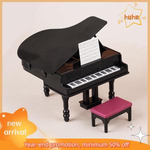 huhe บ้านตุ๊กตา1:12ขนาดเล็กพร้อมเก้าอี้สตูลสำหรับตกแต่งห้องนั่งเล่นเฟอร์นิเจอร์อุปกรณ์ตกแต่งบ้านตุ๊กตา