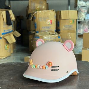 (ĐẠT CHUẨN KÈM CHARM TÊN) Nón Bảo Hiểm Cá Heo Hottrend Chất Lượng Cao Cấp Tem Kiểm Định Đạt Chuẩn Kèm Phụ Kiện Cute Cat