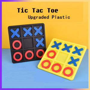 Tic Tac Toe Family Board Game Toys for Kids Upgraded Plastic Tic-Tac-Toe X & O Chess English Games Parent-Child Birthday Party Chess