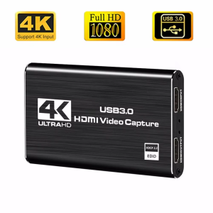 4k 1080p 60fps Hd Video Capture Card HdTV Camera Recording Box - Compatible With Usb 3.0 Live Streaming Grabber Recorder