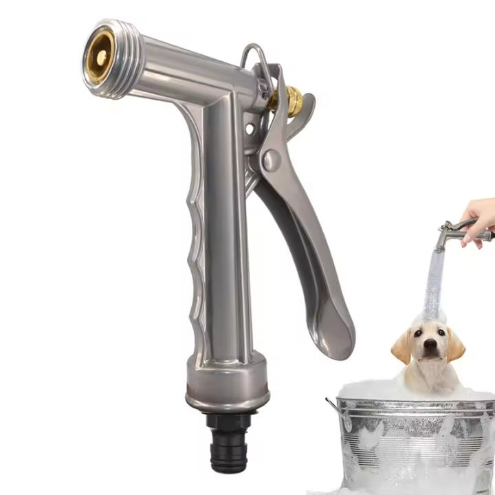 KIPRUN%20Garden%20Hose%20Nozzle,%20Meatal%20Garden%20Hose%20Spray%20Nozzle%20with%20Rear%20Trigger%20Grip,%20Adjustable%20High%20Pressure%20Nozzle%20Sprayer%20for%20Watering%20Plants%20Washing%20Car%20Showering%20Pet,%20Zinc%20Alloy%20-%20Image%205