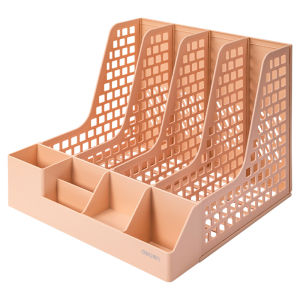 Deli Magazine Container 4 Compartments with Storage PB106
