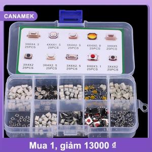 【CANAMEK】 250 chiếc 10 loại công tắc nhấn cảm ứng nút bấm kiểu chìa khóa ô tô microswitch cảm ứng