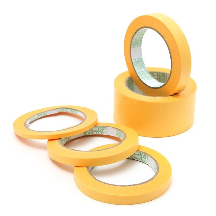 [Hot K] 6mm/10mm/12mm/18mm/50mm Yellow Tape Adhesive Masking Tape Paint